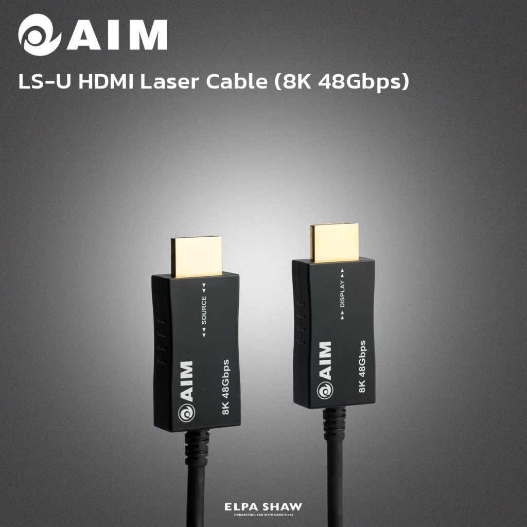 AIM LS-U HDMI Laser Cable (10 M.) สาย HDMI Laser Cable รุ่น LS-U (ความยาว 10 M.)