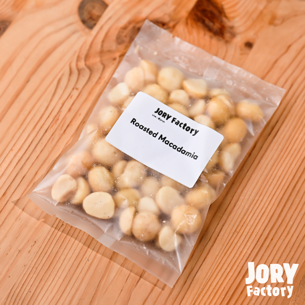 Roasted Macadamia แมคาเดเมียอบ โรยหน้าเค้ก โรยเครื่องดื่ม คุกกี้แมคาเดเมีย แมคาเดเมียอบ แบบแพค 70 กรัม ถั่ว ถั่วบด