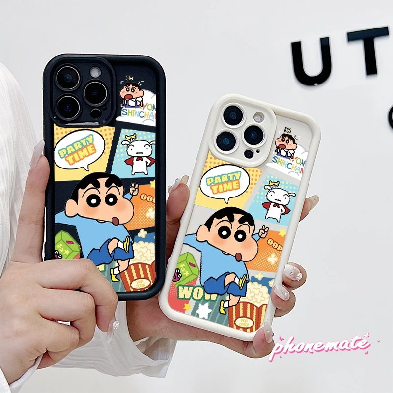 น่ารักจัง Crayon Shin-chan เคส Vivo Y17/Y12/Y15/Y11/Y12i Y17s/Y28 5G Y20/Y20i/Y20s Y11S/Y12S Y50/Y30/Y30i Y17/Y12