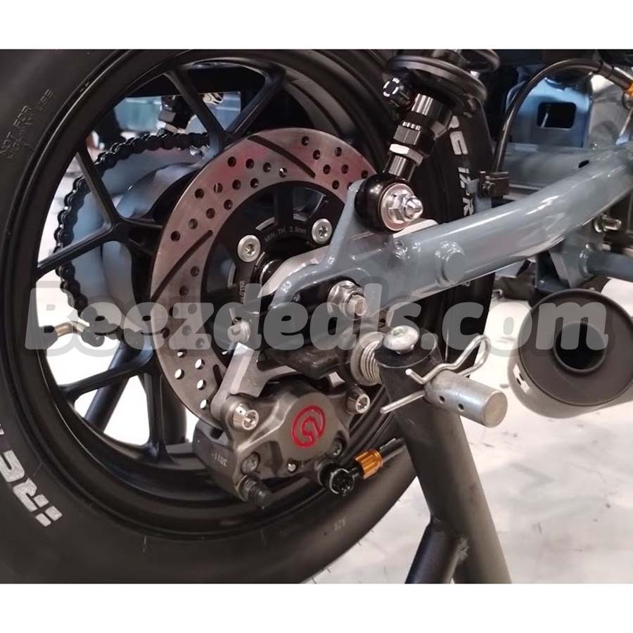 Gcraft ชุดขาจับปั้มดิสหลัง + Sunstar จานเบรก (190mm.) Honda Monkey 125