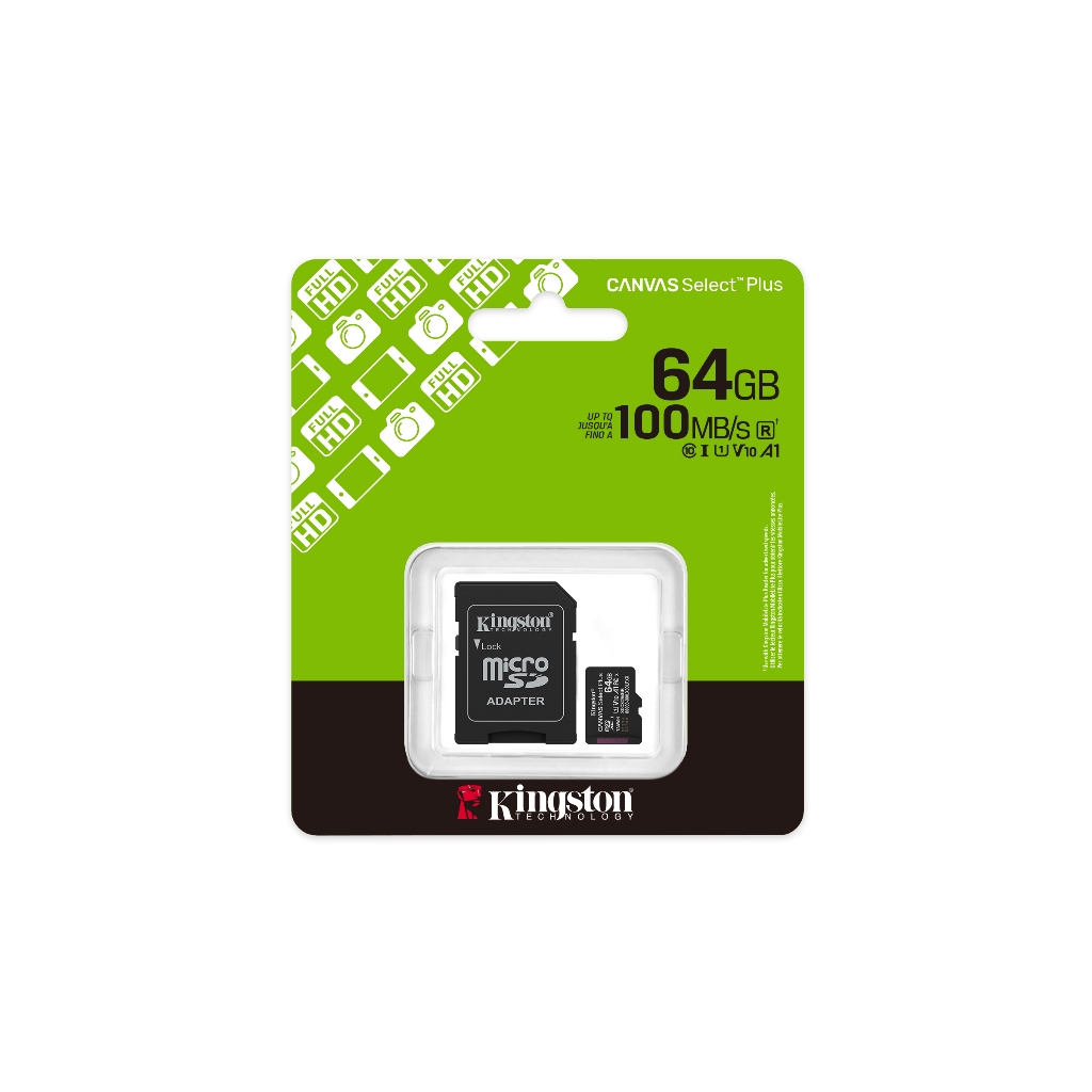 (New) Kingston การ์ด microSD Canvas Select Plus ของ Kingston