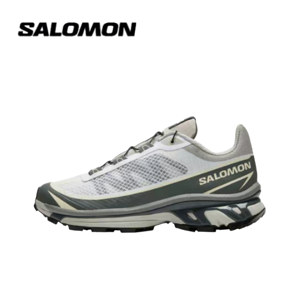 【ของแท้ 100%】 Salomon  XT-6 FT grey รองเท้าเดินป่าใบสำหรับผู้ชาย และผู้หญิง