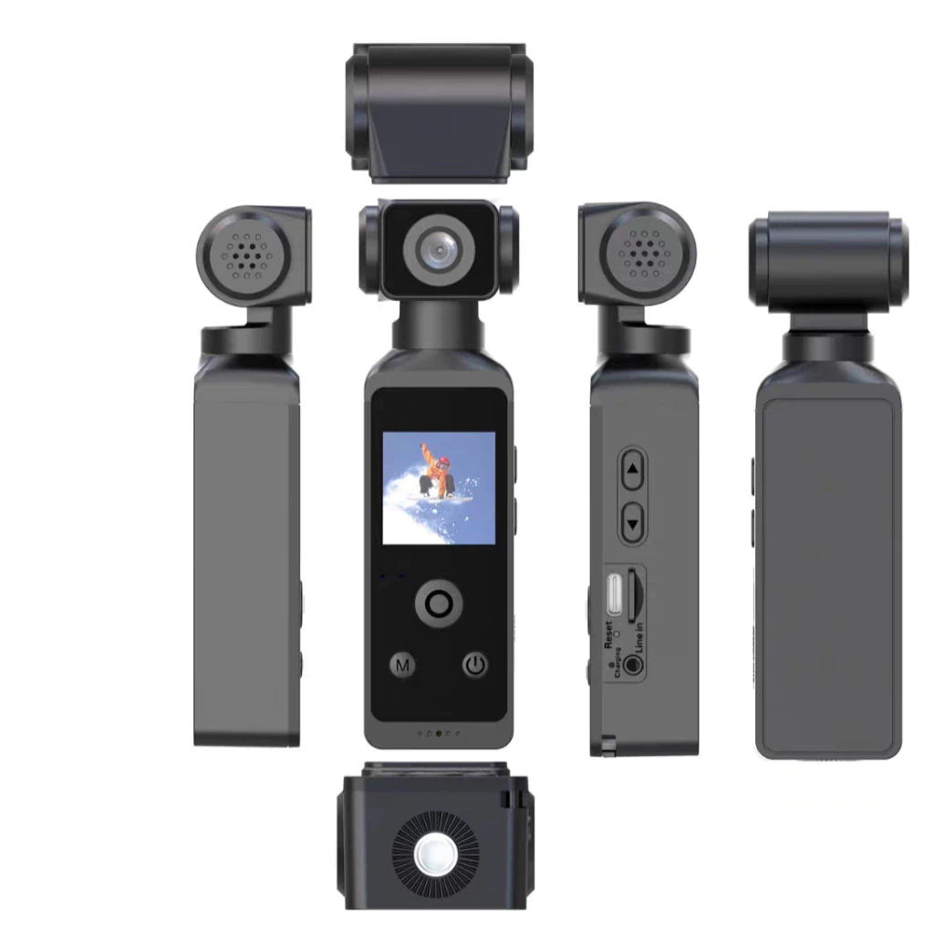 กล้องแอคชั่น 4K/30FPS กันน้ำ 30M เชื่อมต่อ WiFi สำหรับติดหมวกกันน็อค thumbnail 10