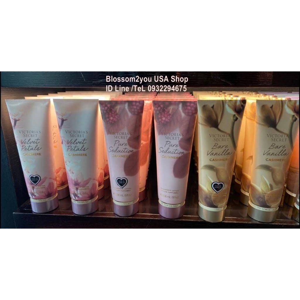 Victoria's Secret รุ่น Limited กลิ่น Bare Vanilla Cashmere , Love Spell Slash , Pure Seduction Cashmere ,Bare Vanila