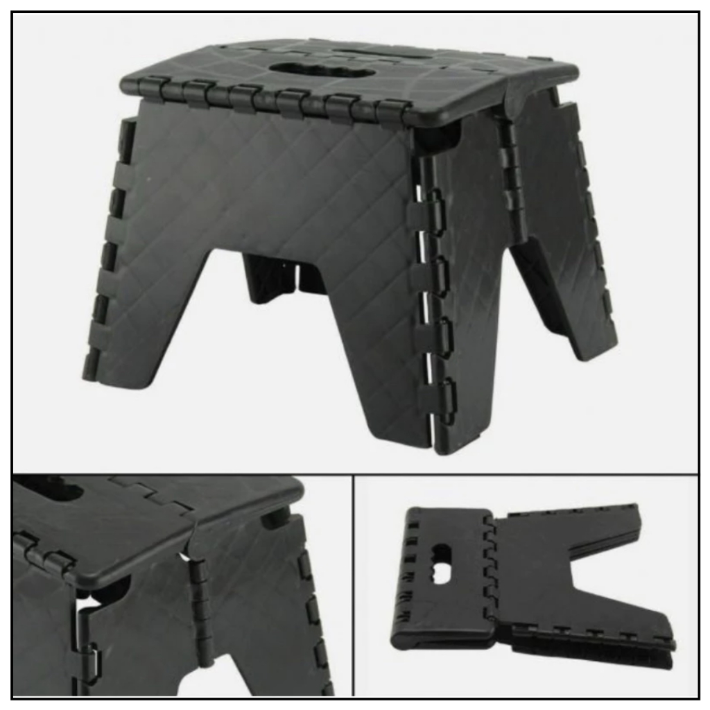 เก้าอี้เล็กพลาสสติก เก้าอี้ตกปลา ตั้งแคมป์กลางแจ้งนอกสถานที่ พับได้ พกพาสะดวก รับน้ำหนักได้ถึง 150kg - รูปที่ 2