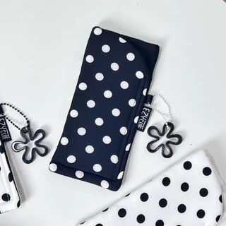 Polka Dot | Glasses case เคสใส่แว่น ซองใส่แว่น ซองใส่แว่น ผ้านิ่มบุฟองน้ำ ถนอมแว่นตา
