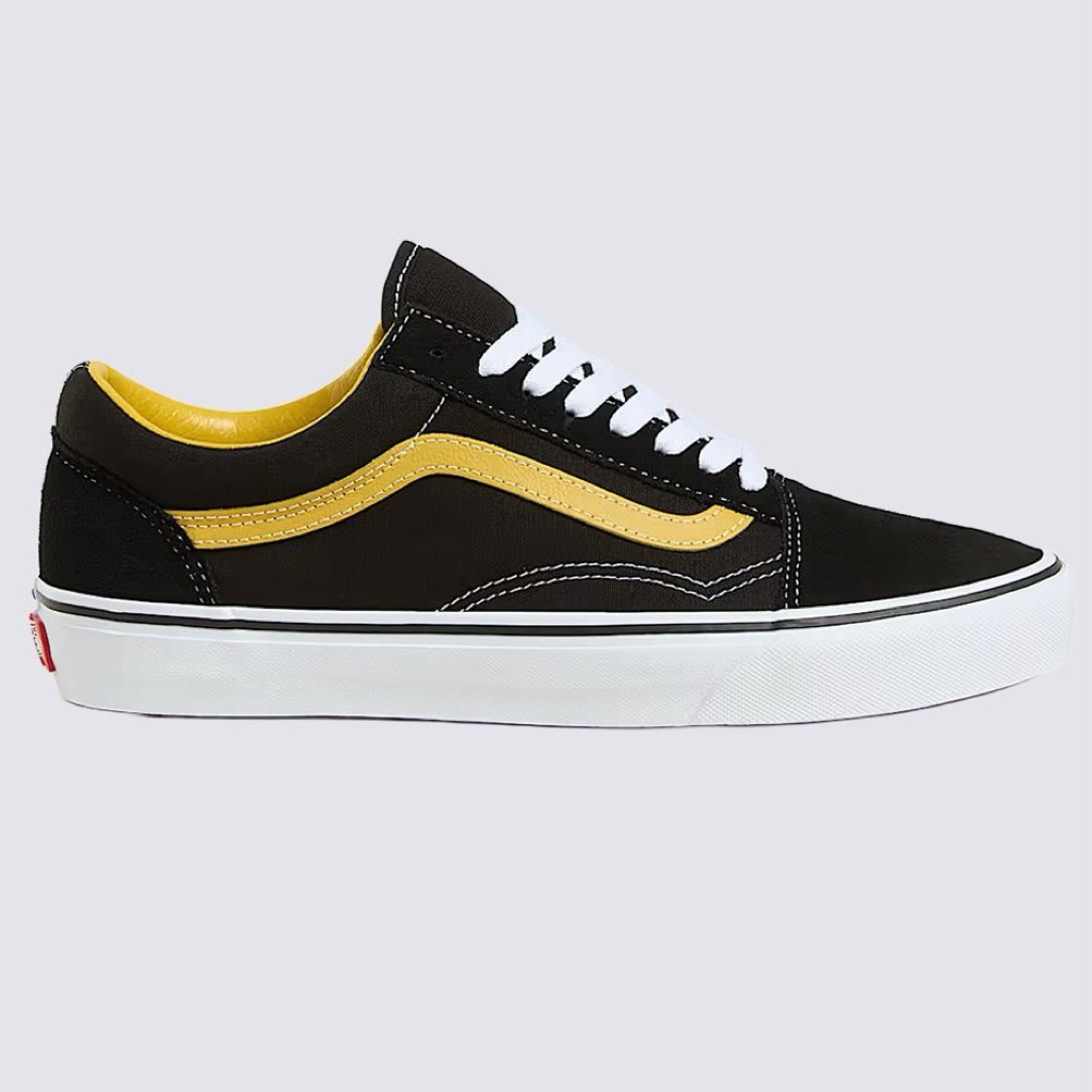 VANS OLD SKOOL BLACK YELLOW SNEAKERS สินค้ามีประกันแท้