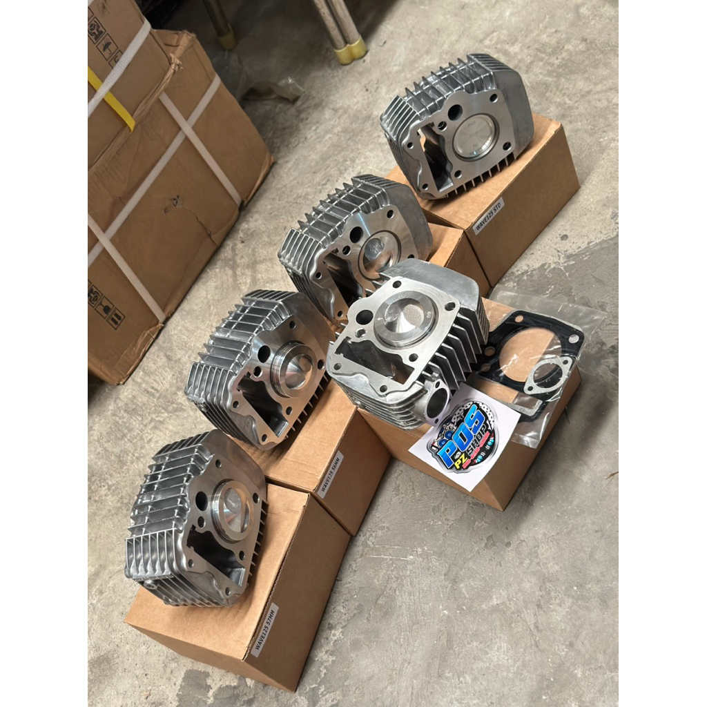 เสื้อสูบ พร้อมลูก สำหรับwave125rsi บังลม ปลาวาฬ ชุดใหญ่ ชุดเสื้อสูบ เวฟ125 ได้ของตามรูป เกรด A โรงงาน