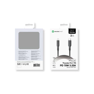 สายชาร์จ AMAZINGthing USB-C to Lightning 70W Thunder Pro I 7X 1.1M by Banana IT