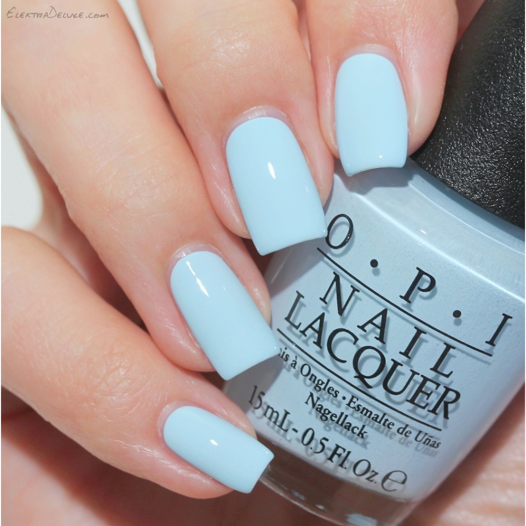 พร้อมส่ง OPI - It's a Boy (NLT75) ยาทาเล็บเนื้อครีม สีฟ้าอ่อนพาสเทล Baby Blue แท้ 100%