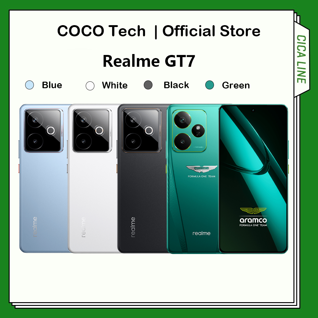 Realme GT 7 Mediatek Dimensity 9400+ 6.80 inch FHD+ 144Hz ชาร์จไว 100W แบตเตอรี่ 7200mAh