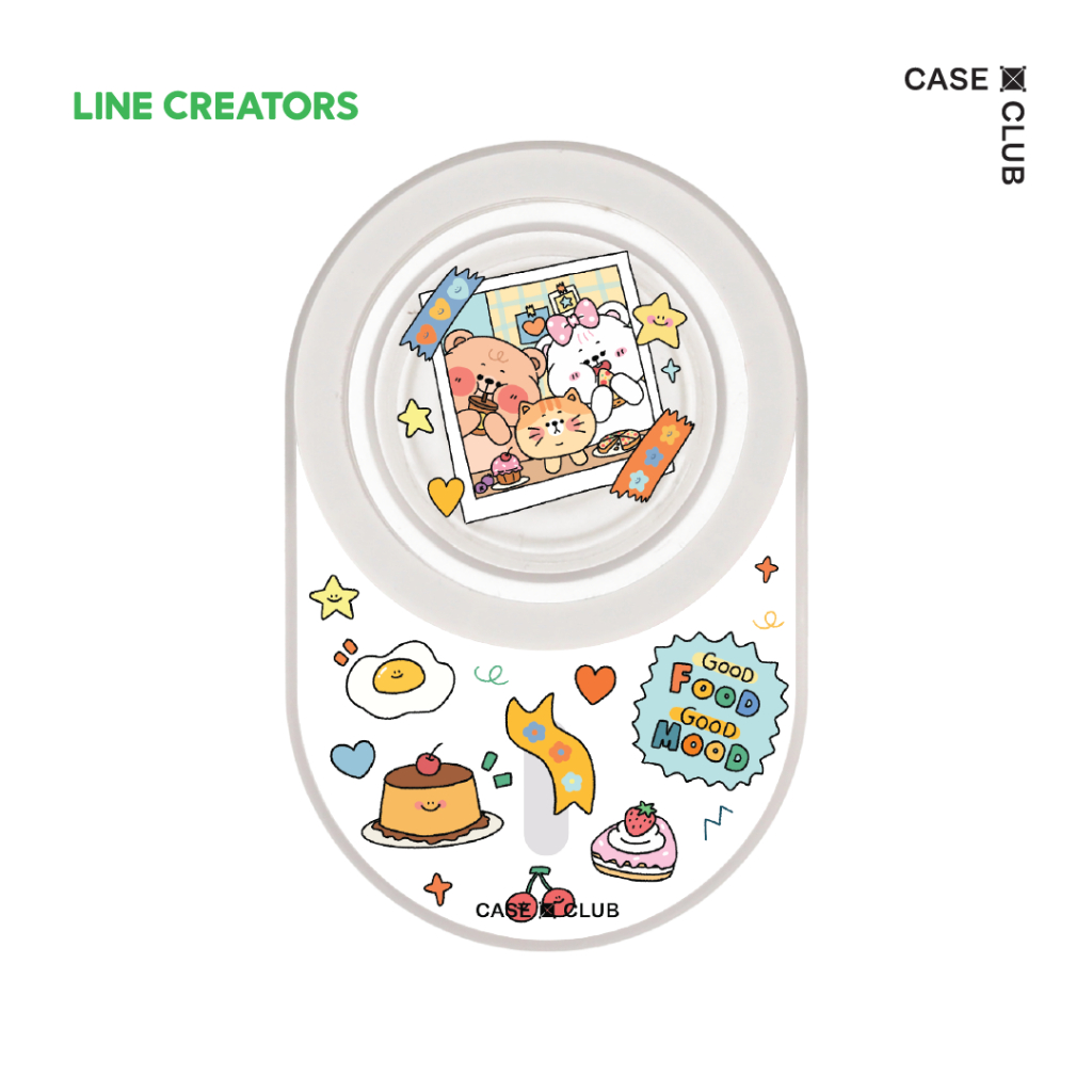 CaseClub Griptok กิฟต๊อก ลาย Onnie Bear Food