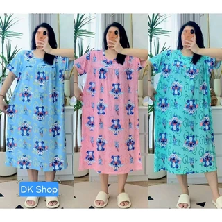 ชุดนอนกระโปรงไซต์ใหญ่6XL คนอ้วนคนท้องใส่ได้