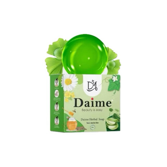 สบู่ใบล่า เอิร์นไดเม่ Daime Baila Soap ของแท้ 30g./80g.มี2 ขนาด