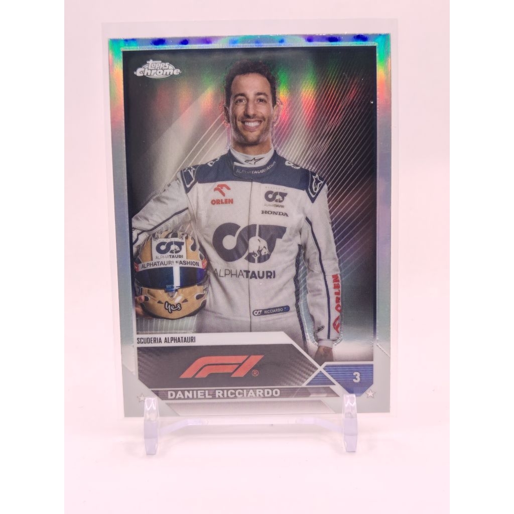 การ์ด f1 topps chrome 2023 daniel ricciardo