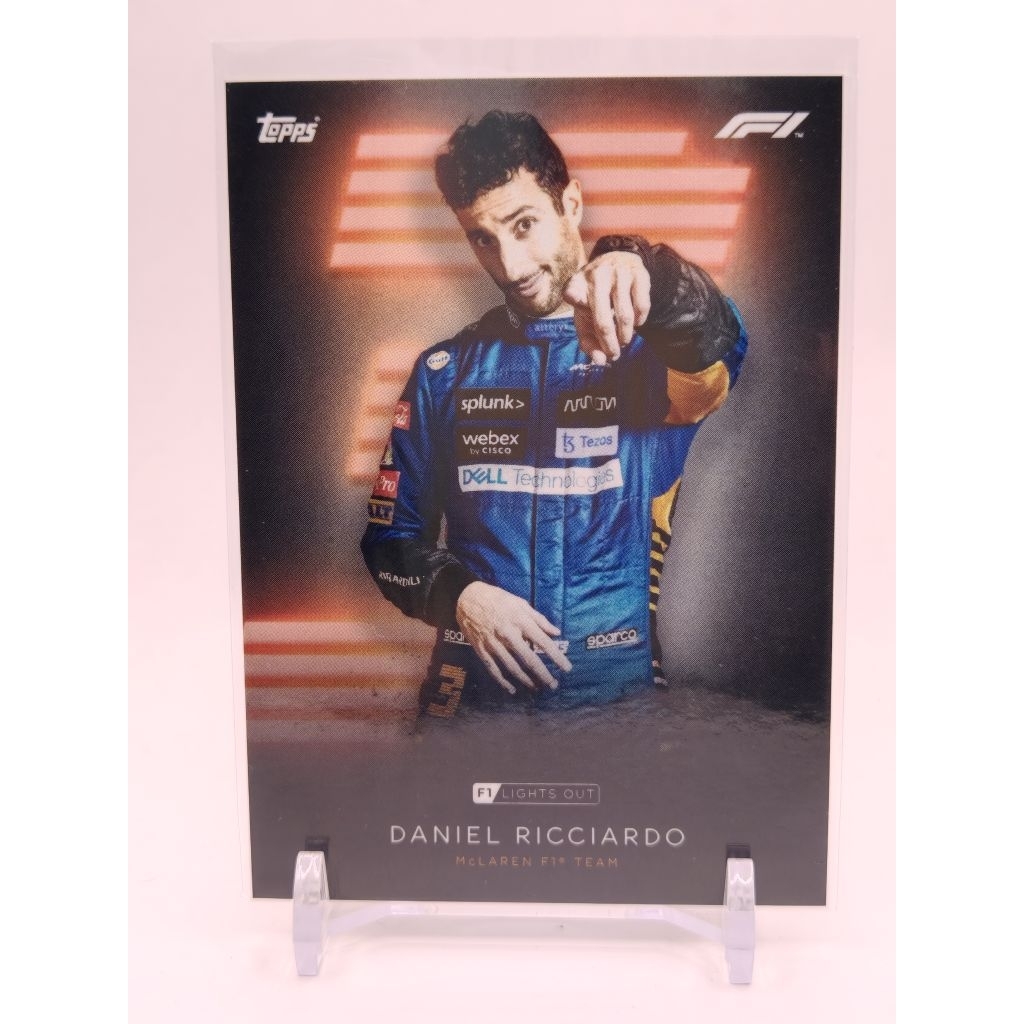 การ์ด f1 topps lights out daniel ricciardo
