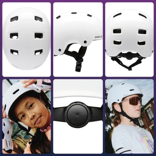 🇫🇷ถูกที่สุด​ หมวกกันน็อคสำหรับเล่นอินไลน์สเก็ต สเก็ตบอร์ด สกู๊ตเตอร์​ Oxelo​รุ่น MF500 🇫🇷