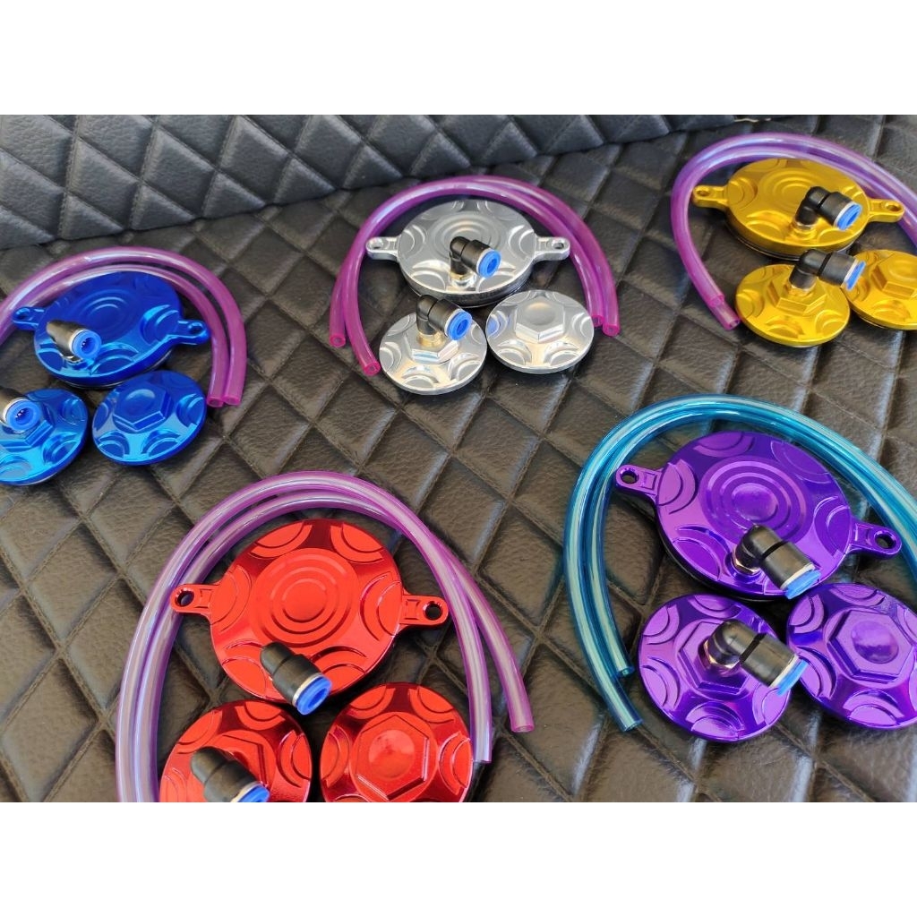 ฝาวาล์ว MIO/FINO ชุดใหญ่ พร้อมโอริง+หัวฟิตติ้ง+สายน้ำมัน - รูปที่ 2