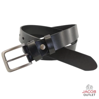 JACOB เข็มขัดแบบหนังเรียบ สีคลาสสิก - รุ่น 52211