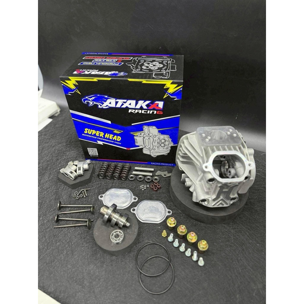 ATAKA ฝาสูบเวฟ 4 วาล์ว เวฟ125 FI WAVE125  18/21 21/24 22/25 25/28 อะไหล่ครบชุด