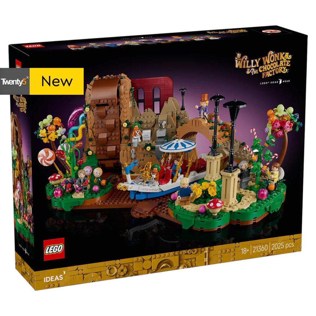 (พร้อมส่ง รับประกันกล่องสวย) Lego Ideas 21360 Willy Wonka & the Chocolate Factory
