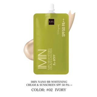 (สูตรใหม่แบบซอง) Imin Nano Body Care Color&Sunscreen Plus (8 กรัม x 1 ซอง)