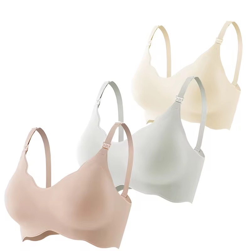 Lily Nursing Bra รุ่น Shell บราให้นมไร้โครง ไร้ตะเข็บ รุ่นเชลล์ ผ้านิ่ม ใส่สบาย 