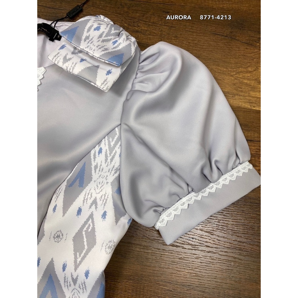 พร้อมส่ง เติม S-XL +1Size นะคะ⚡️AR 8771 เสื้อ+กระโปรงลายไทย **ผ้านุ่มเกรดพรีเมี่ยม - รูปที่ 4