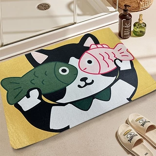 YiFeng Fur (ลายใหม่💛)พรมขนสั้น พรมปูพื้น พรมปูพื้นในห้องครัว 40x60cm. YF-1585/1