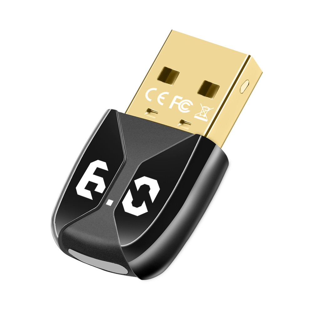 Bluetooth 6.0 อะแดปเตอร์บลูทูธ 6.0 สําหรับลําโพงพีซีเสียงคีย์บอร์ดไร้สายเมาส์เครื่องส่งสัญญาณ USB
