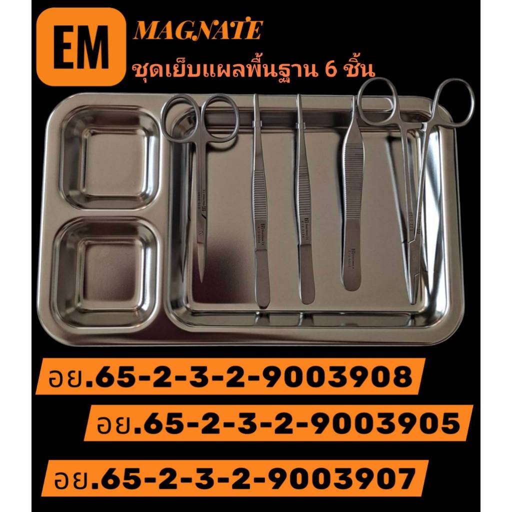 EM+MAGNATE ชุดเย็บแผลพื้นฐาน 6 ชิ้น....