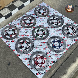 จานเบรคหน้า SWITแท้100%(ลายSW09) ✅ขนาดจาน220M (W110i/ปลาวาฬ/…