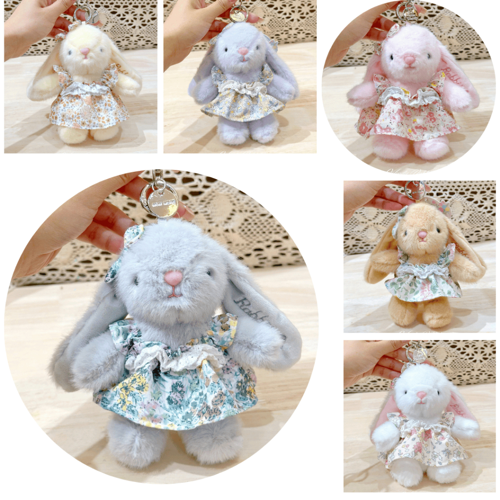 พวงกุญแจ Wendy Rabbity รุ่นยืน : Wendy Rabbity Plush-Doll Keychain