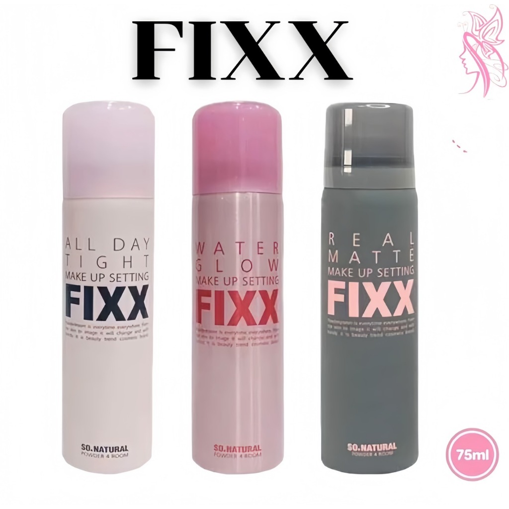 MK.[สินค้าเกาหลีแท้] So NATURAL FIXX Makeup Setting Spray(ล็อคเมคอัพตลอดทั้งวัน/ฉ่ำโกลว์/แมตต์) 75ml