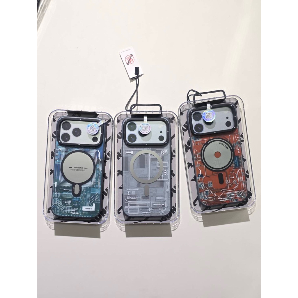 “พร้อมส่ง”เคส Youngkit แผนวงจร (แม่เหล็ก) i17/17Pro/17Air/17Promax