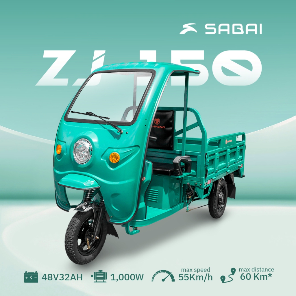 SabaiMall-ZJ150 รถกระบะไฟฟ้าบรรทุกของ ขนาดใหญ่ วิ่งในตลาด/ฟาร์ม แบตอึด รับน้ำหนักเยอะ ดั๊มด้วยมือ