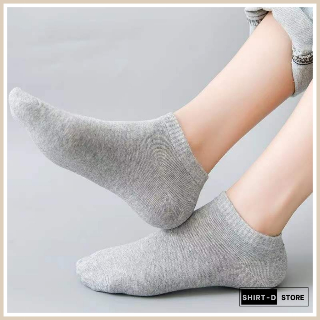 พร้อมส่ง มีเก็บเงินปลายทางถุงเท้าข้อสั้น มี3สี รูปที่ 5