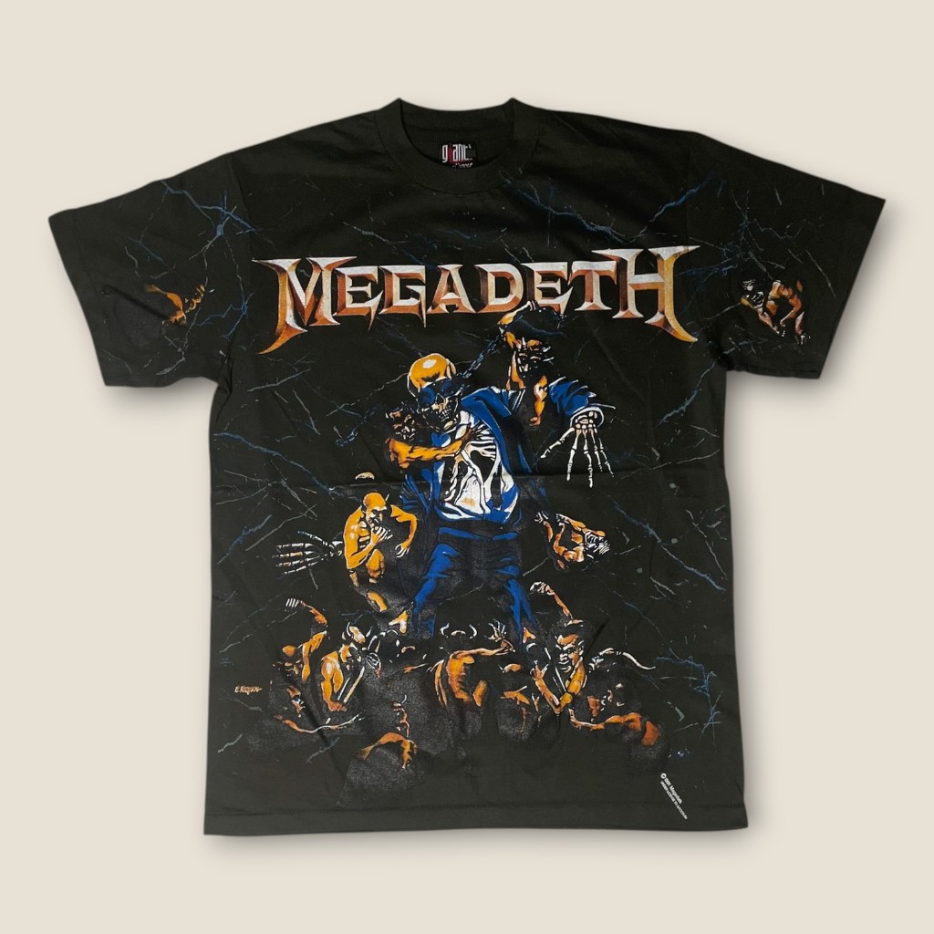 เสื้อวง Megadeth 'Vic Rattlehead' Invasion (งาน Bootleg)