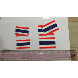 ธงชาติไทย THAILAND แผ่นรีดร้อน DTF สำหรับรีดสกรีนเสื้อ กางเกง กระเป๋า หรือผ้าอื่นๆได้ แผ่นรีดงานDIY ตกแต่งเสื้อผ้า