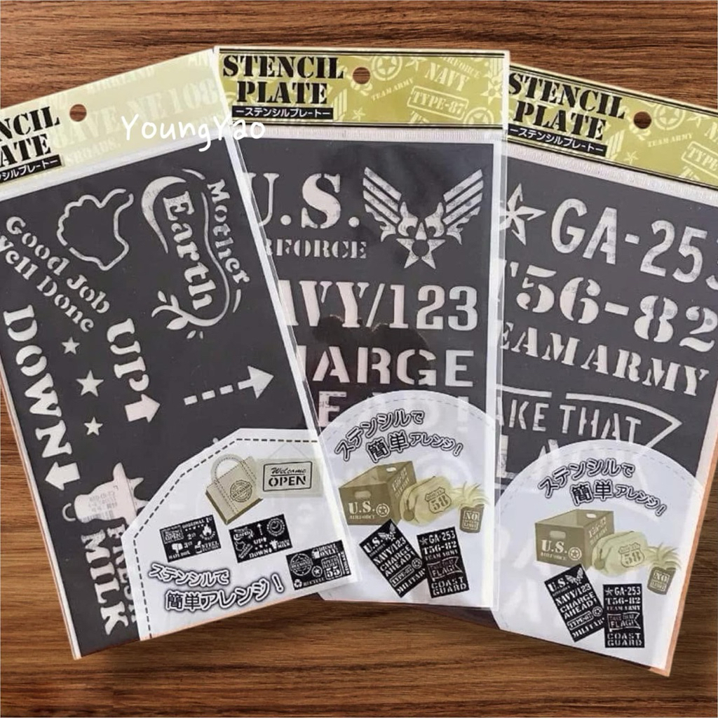 Template สัญลักษณ์และตัวอักษรแนววินเทจ เซต 3 ชิ้น