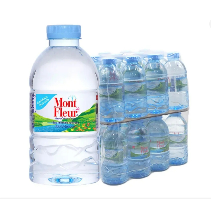 มองต์เฟลอ น้ำแร่ 330 มล. x 24 MONT FLEUR 330 x 24