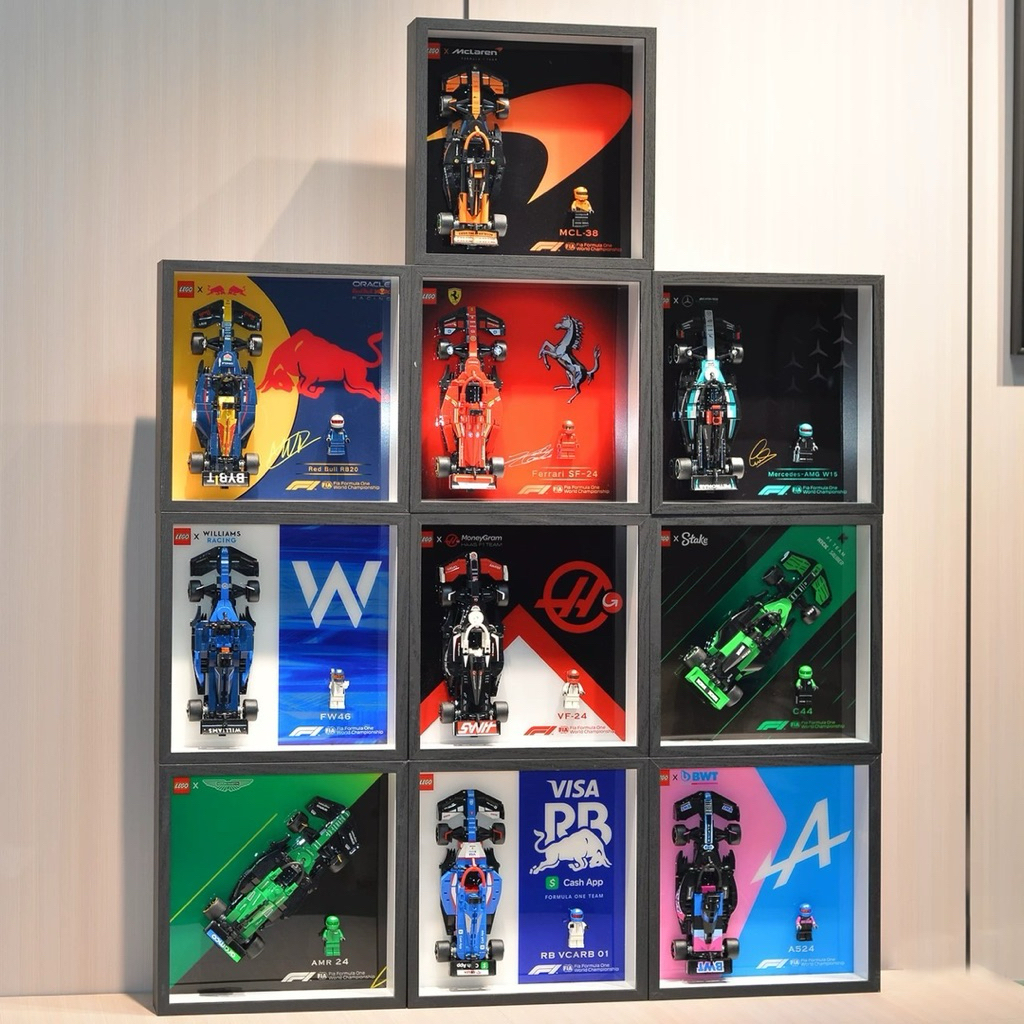 กรอบรูป Lego Speed Champions F1 77242 77243 77244 77251 (ไม่มีรถ เฉพาะกรอบรูป)