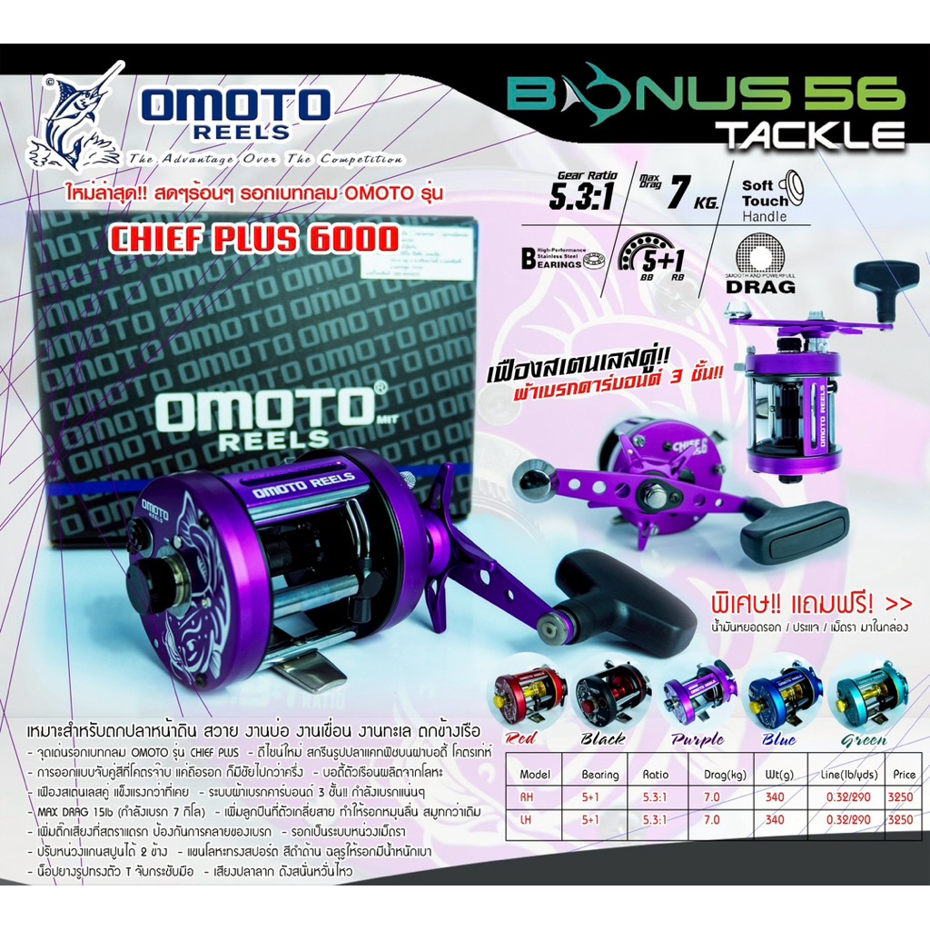 รอก OMOTO รุ่น CHIEF PLUS 6000