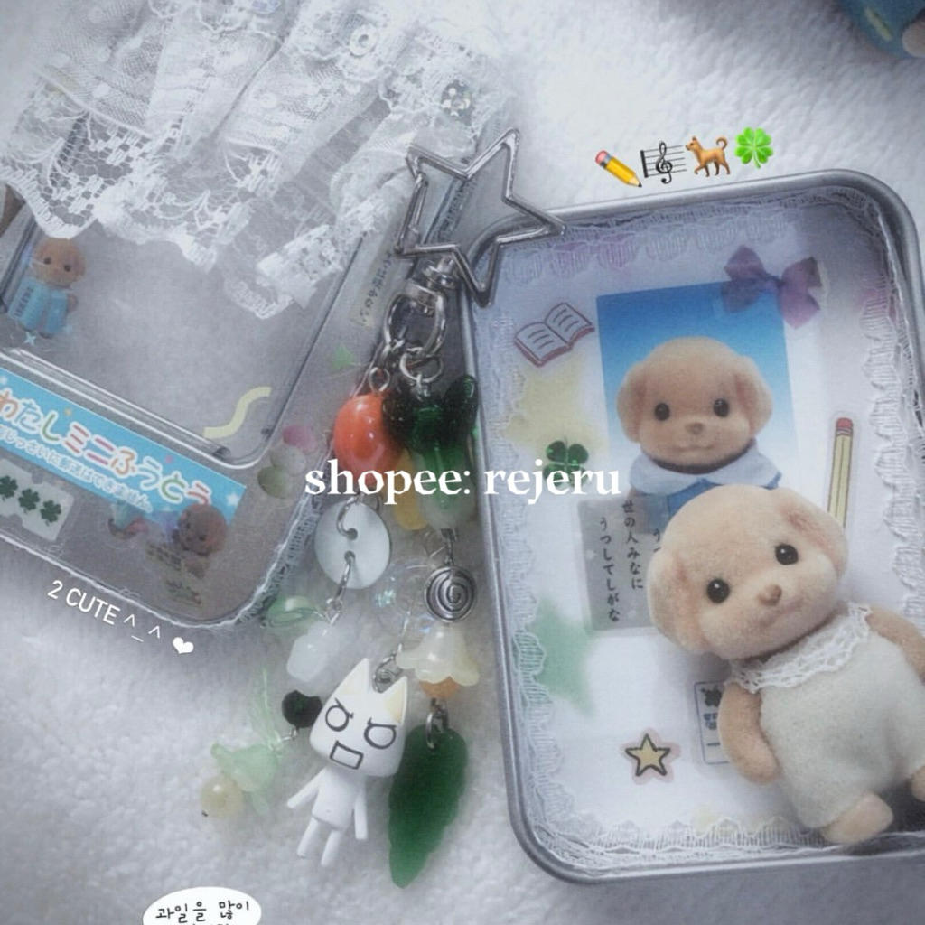 ♡  custom tin box wallet 🐶 กล่องเหล็กคัสตอม