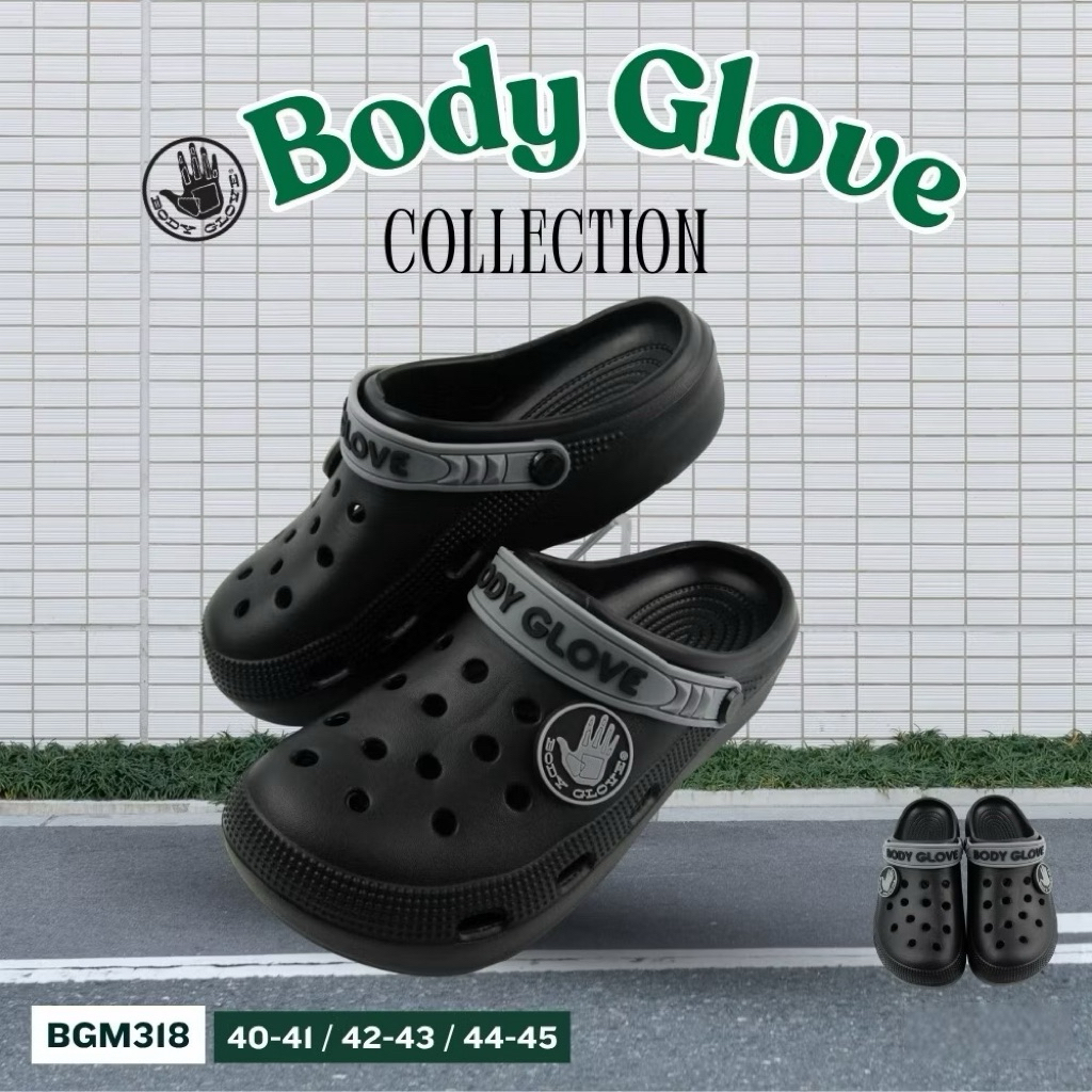 Body Glove (บอร์ดี้โกล์ฟ) รองเท้าหัวโต แตะปิดหัว แตะสวม ผู้ชาย รุ่น BGM318 (40-45)