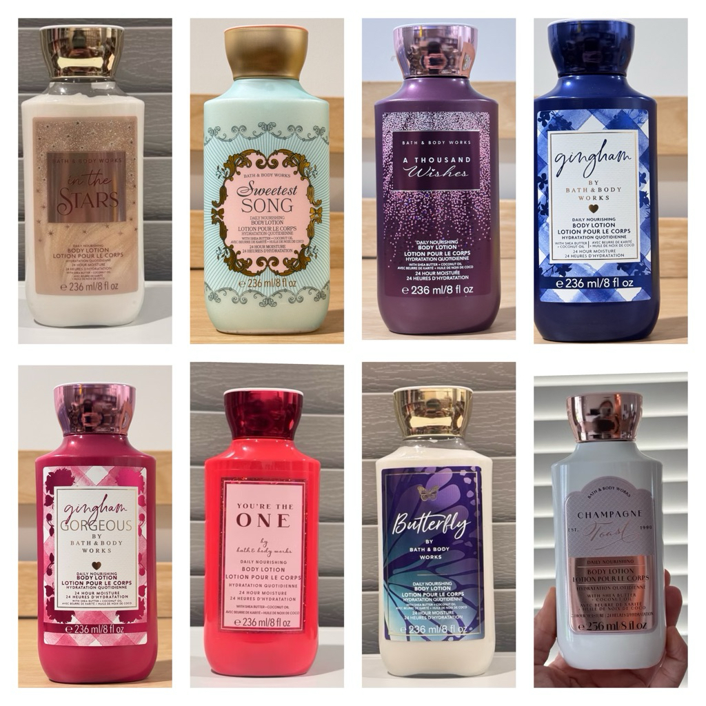 Bath&BodyWorks Body lotion 236ml โลชั่นผสมน้ำหอม รับมาจากช๊อปของแท้แน่นอน