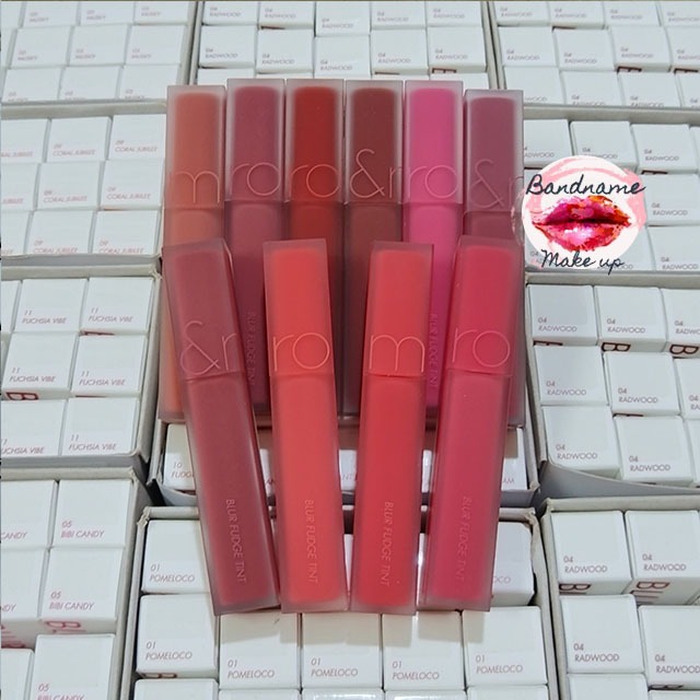 เติมแล้ว Rom&nd [ROMAND] Blur Fudge Tint 5g พร้อมส่ง romnd Rom&ND ลิปตัวใหม่ล่าสุด ลิปโรแมนด์