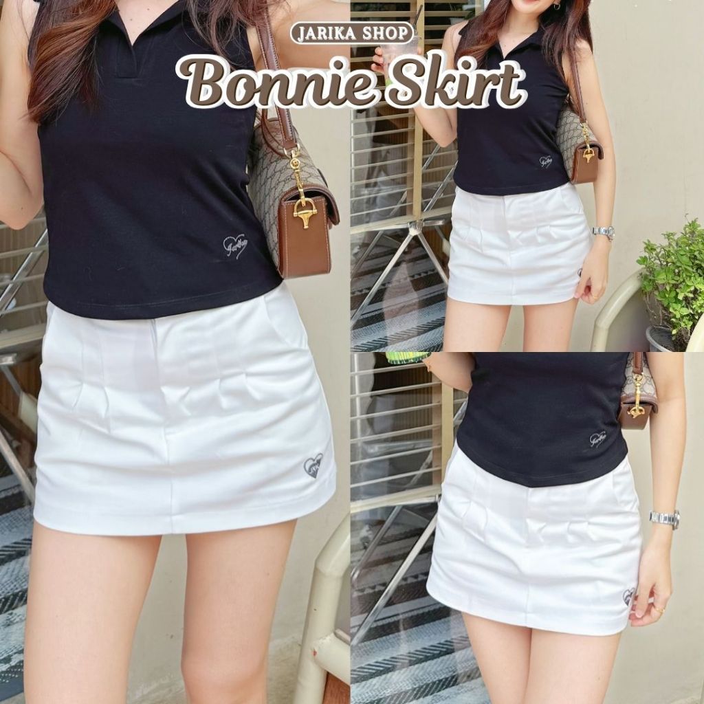 Jarika.shop - กระโปรง รุ่น Bonnie บอนนี่  ( งานป้าย.. Jarika )