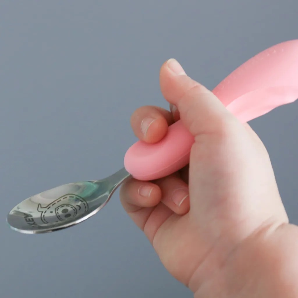 MARCUS & MARCUS ชุดช้อนส้อมมีด ส้อมและมีดปลายมน Easy Grip Cutlery Set (3y+) ราคา ถูกที่สุด ดีลบีเคเค แกลเลอรีภาพที่ 8