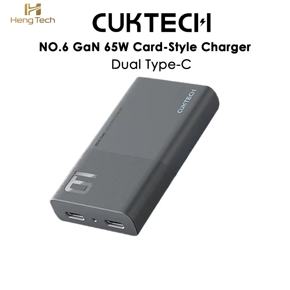 CUKTECH GaN3 AD652S 65W หัวชาร์จ USB-C 2 พอร์ต รองรับ PD3.0 ,PPS,QC